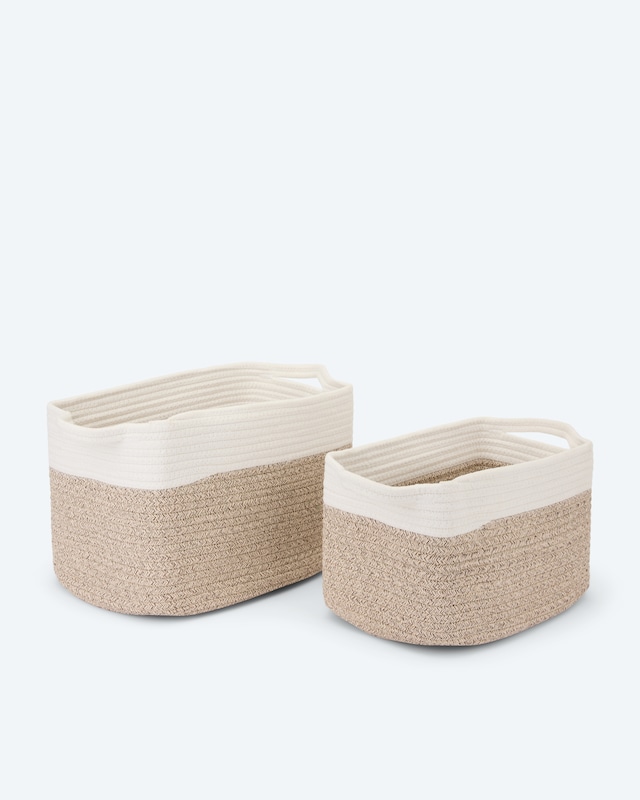 Deko-Korbset, 2tlg.