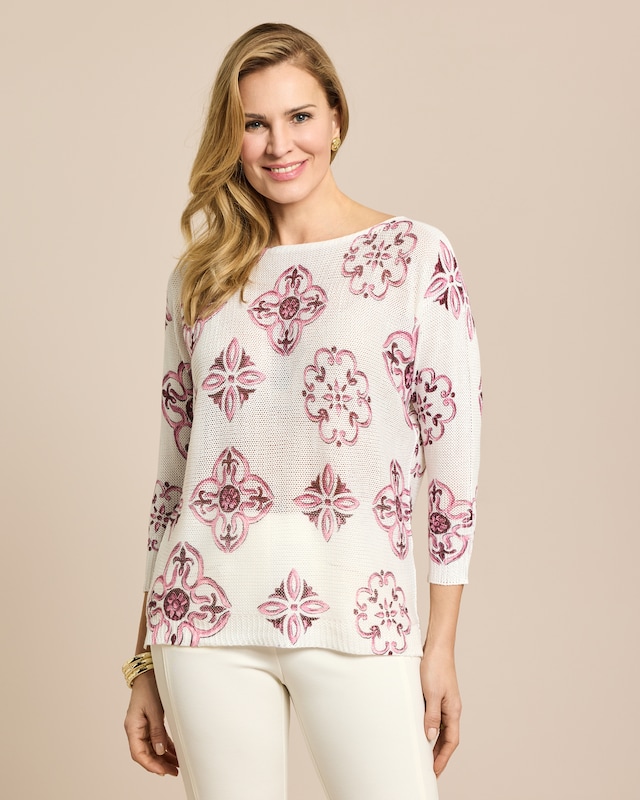 Pullover mit Druck