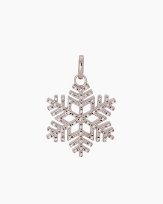Produktabbildung 1 für Anhänger mit Schneeflocken-Design