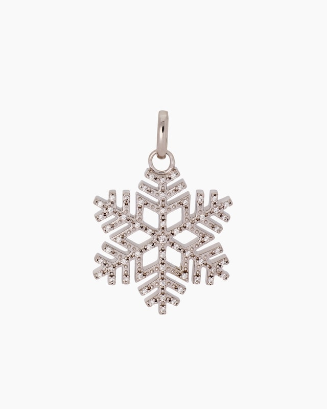 Anhänger mit Schneeflocken-Design