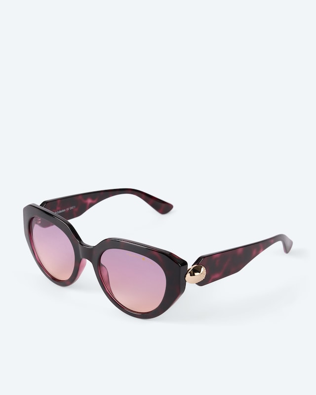 Sonnenbrille mit Metalldeko