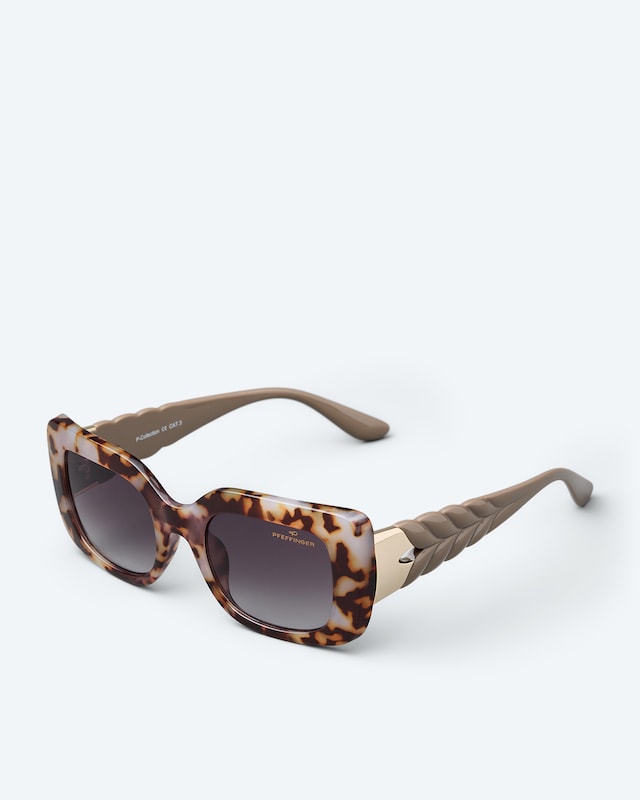 Sonnenbrille mit Flecht-Applikation