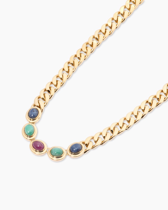 Collier mit Multi-Edelsteinen