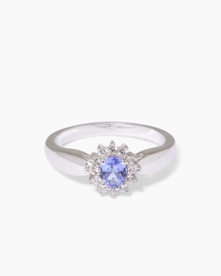 Produktabbildung 1 für Ring mit Tansanit und Zirkon