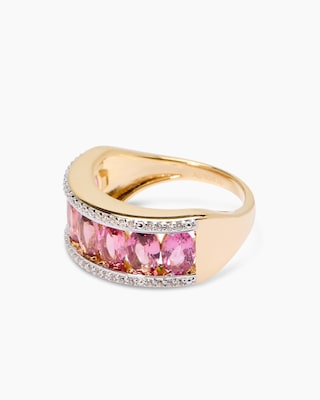 Produktabbildung 3 für Ring mit Pink Turmalin & Zirkon
