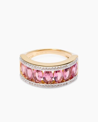 Produktabbildung 2 für Ring mit Pink Turmalin & Zirkon