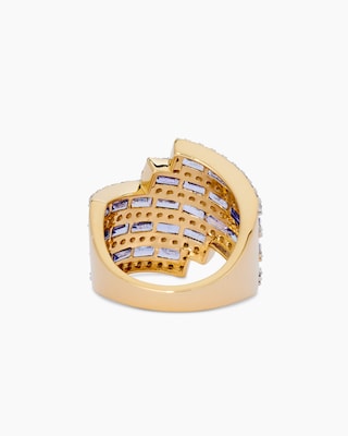 Produktabbildung 4 für Ring mit Tansanit AAA & Zirkon