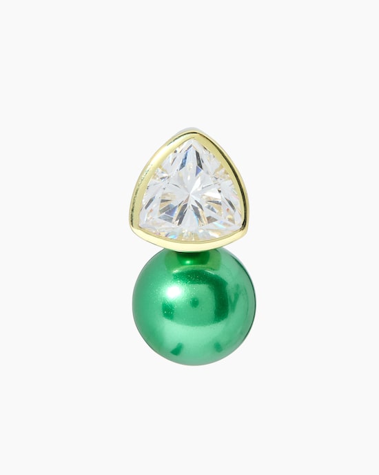 Produktabbildung für Anhänger mit Muschelkernperle 12 mm & Zirkonia