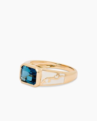 Produktabbildung 2 für Ring mit Blautopas