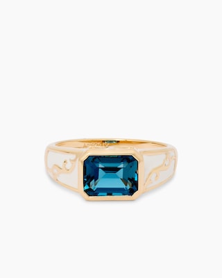 Produktabbildung 1 für Ring mit Blautopas