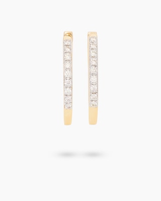 Produktabbildung 2 für Creolen mit Diamant ca. 0,20 ct