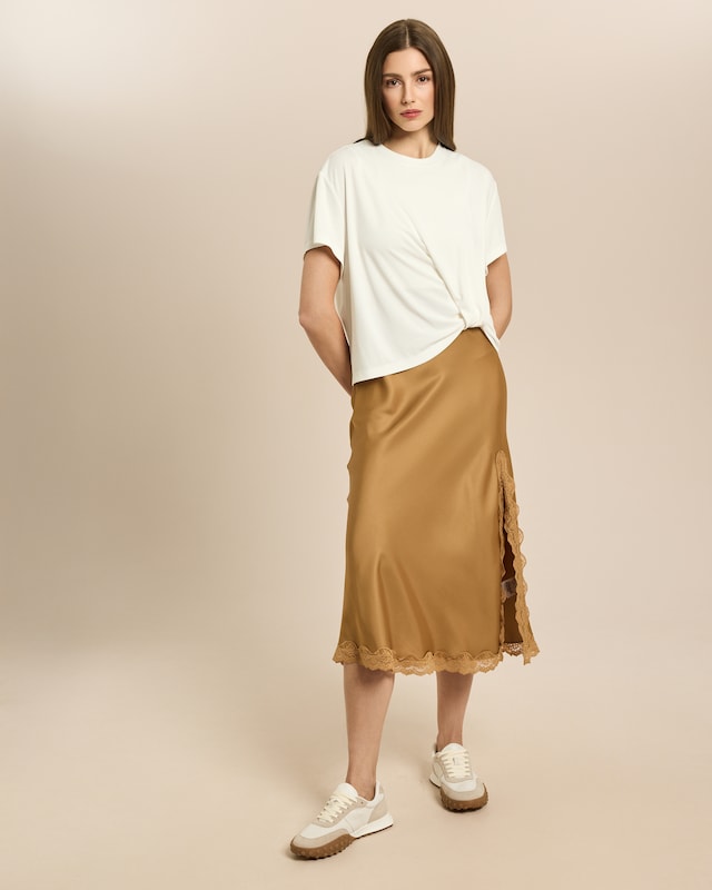 Kleid mit Satinrock