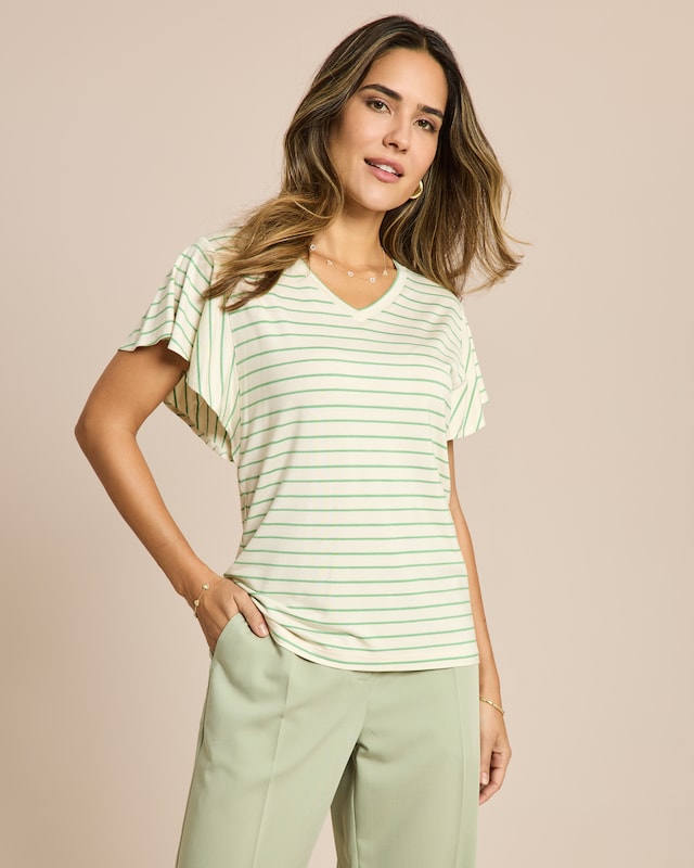 Shirt mit Streifen