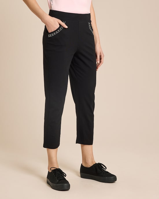 Produktabbildung für Straight 7/8 Hose mit Dekodetails