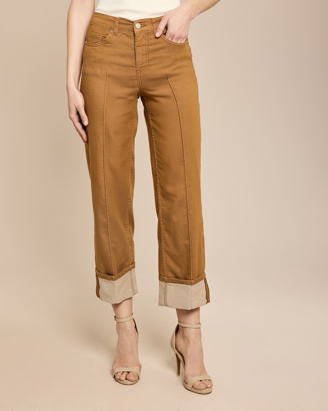 Cropped Wide Leg Jeans