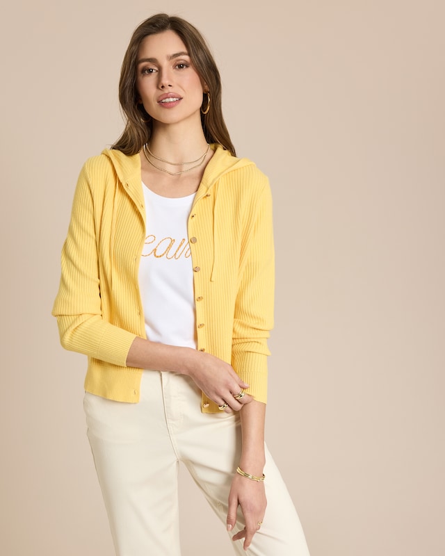 Cardigan mit Kapuze