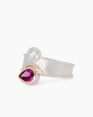 Produktabbildung 3 für Ring mit Rhodolith & Zirkon