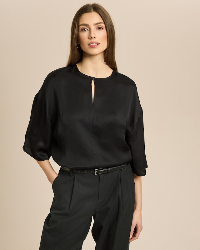 Webshirt aus Satin