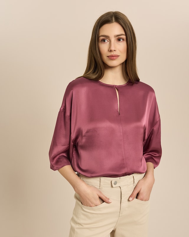 Webshirt aus Satin