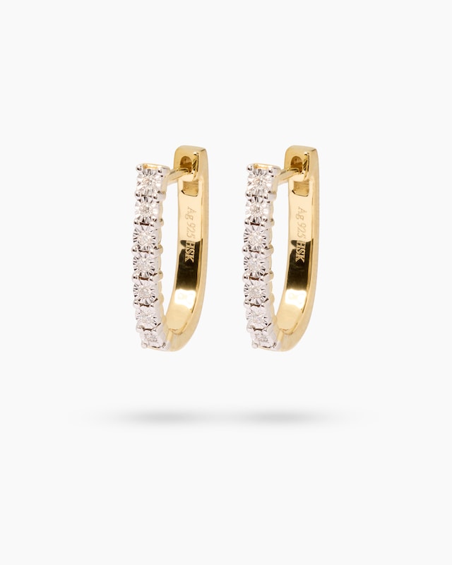 Brillant-Creolen 0,10 ct