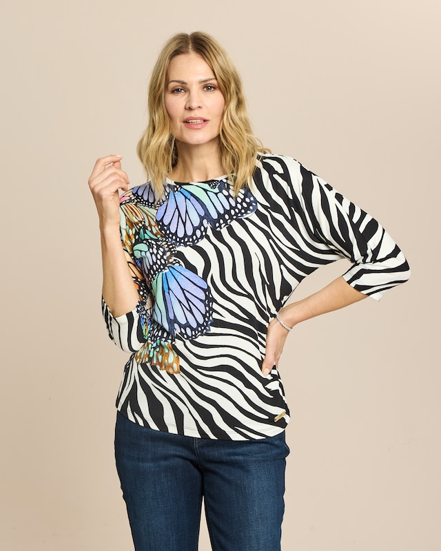 Shirt mit Animalmix