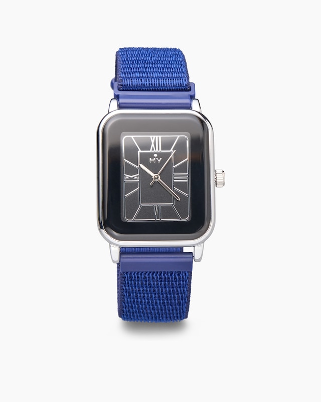 Damenuhr mit Textilarmband