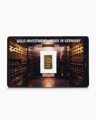 Produktabbildung 1 für Goldmünzbarren "Made in Germany"