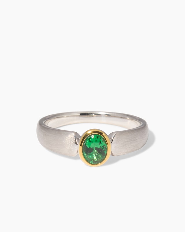 Ring mit Tsavorit