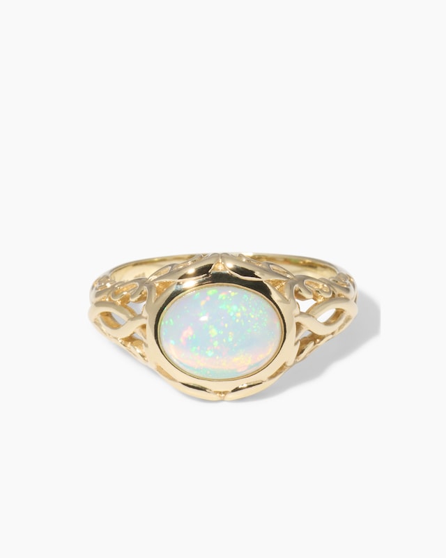 Ring mit Kristallopal