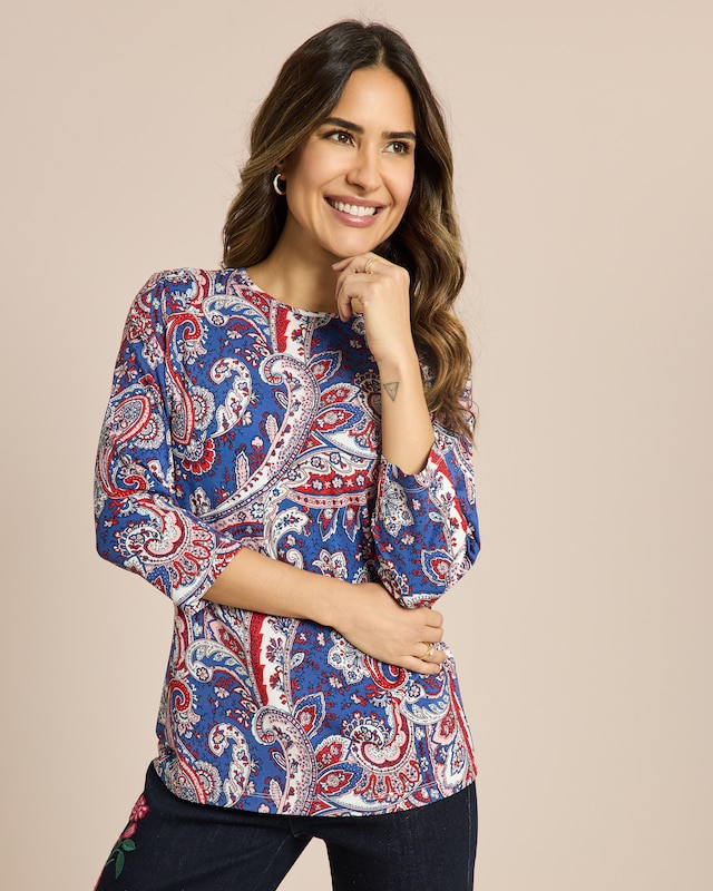 Shirt mit Paisleydruck