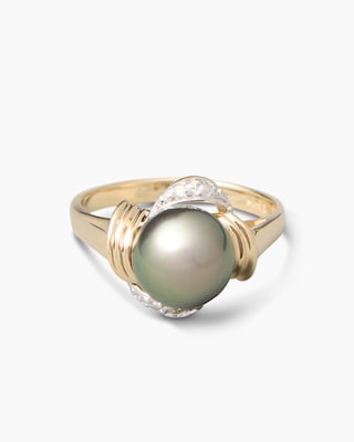 Produktabbildung 1 für Ring mit Tahitiperle