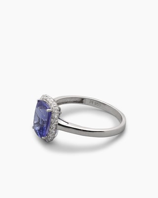Produktabbildung 3 für Ring mit Tansanit AAAA+ und Brillanten