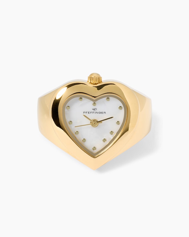 Flex-Ringuhr in Herzform