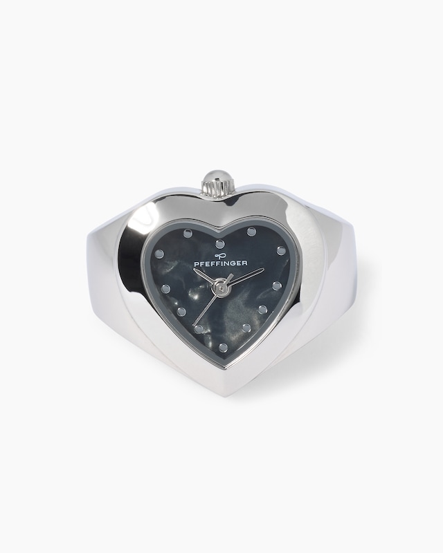 Flex-Ringuhr in Herzform