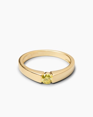 Produktabbildung 1 für Ring mit gelbem Brillant