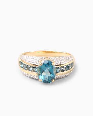 Produktabbildung 1 für Ring mit London Blue Topas