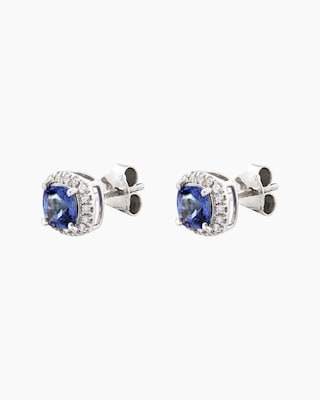 Produktabbildung 2 für Ohrstecker mit Tansanit und Zirkon