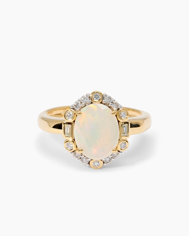 Ring mit äthiopischem Opal