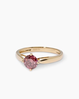 Produktabbildung 3 für Ring mit pinkem Brillant ca. 1,00 ct