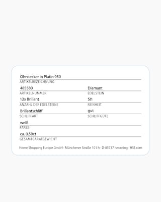 Produktabbildung 4 für Brillant-Ohrstecker 0,50 ct
