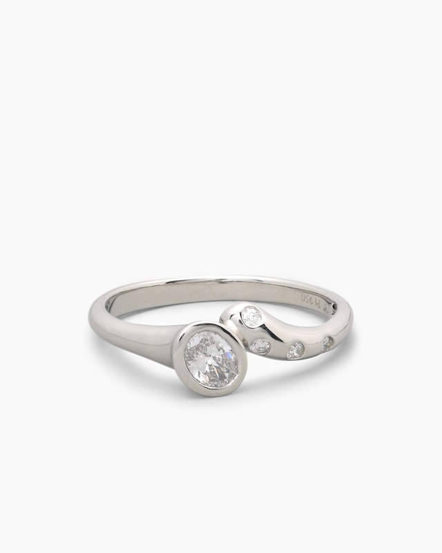 Brillantring 0,37 ct