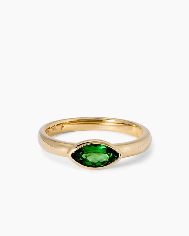 Ring mit Tsavorit