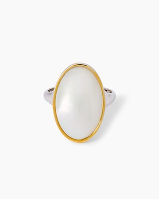 Produktabbildung 1 für Ring mit Mabé-Perle