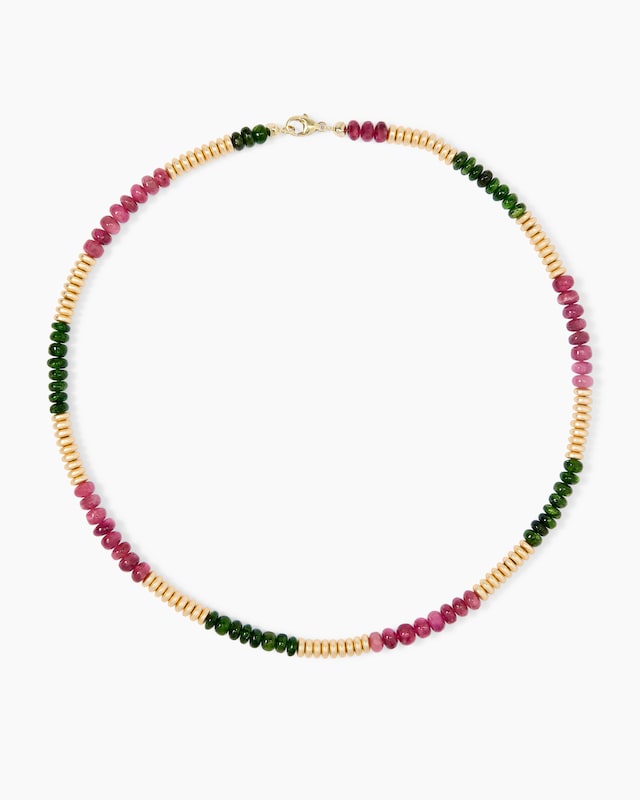 Collier mit Turmalin & Hämatit
