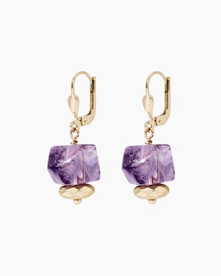 Produktabbildung 2 für Ohrhänger mit Amethyst & Hämatit