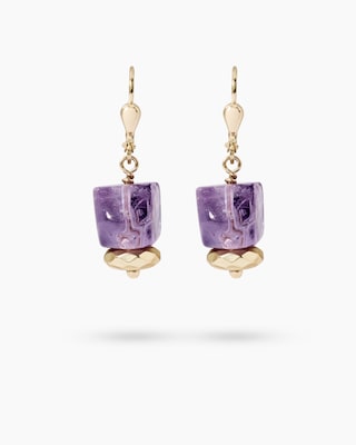 Produktabbildung 1 für Ohrhänger mit Amethyst & Hämatit